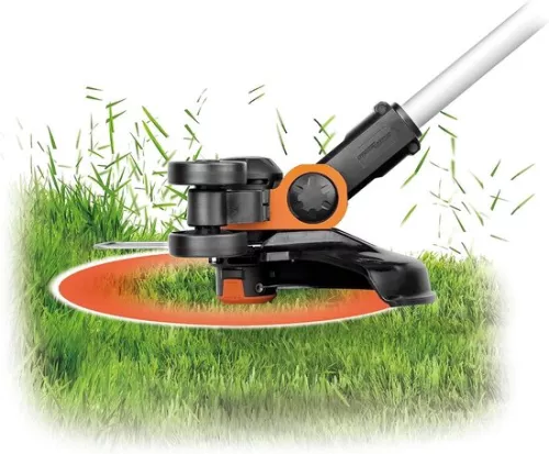 merkloos Cordless grass trimmer 20V - lawn edger - 2-in-1 function - edge trimmer - distance protection wire spool (8785302412097)