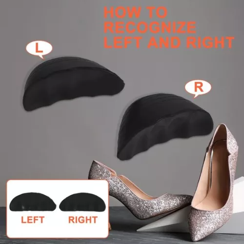 merkloos 3 Pairs of Toe Fillers - Inserts for Oversized Shoes - Adjustable Shoe Pads (8785322927007)