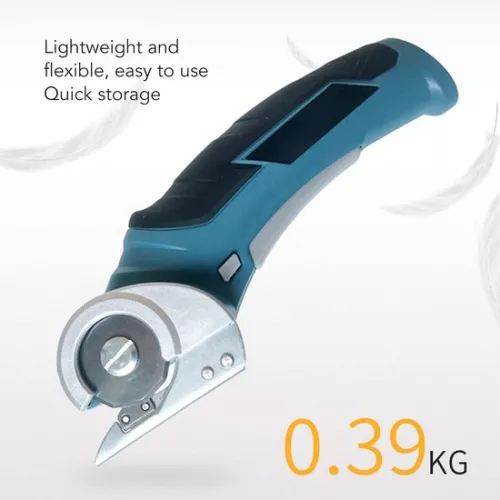 unbranded Allecto plus - Mini electric cutter for fabric, carpet and cardboard - Cordless electric scissors (8785348904211)