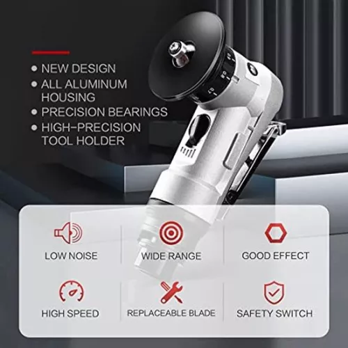 Air Trimming Machine Mini Beveling Machine Pneumatic Beveling Portable Metal Portable Handheld for Metalworking European Model Beveler - 45 Degree .