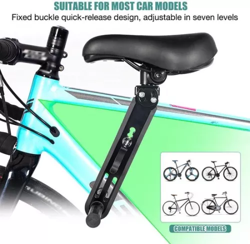 unbranded Inovra Plus - Child Bicycle Seat with Footrest Universal Bicycle Seat for Children from 2 to 5 Years - max. 22 kg (8785335999176)