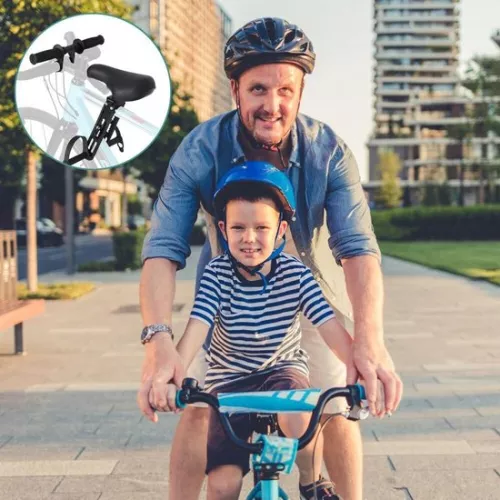 Inovra Plus - Child Bicycle Seat with Footrest Universal Bicycle Seat for Children from 2 to 5 Years - max. 22 kg