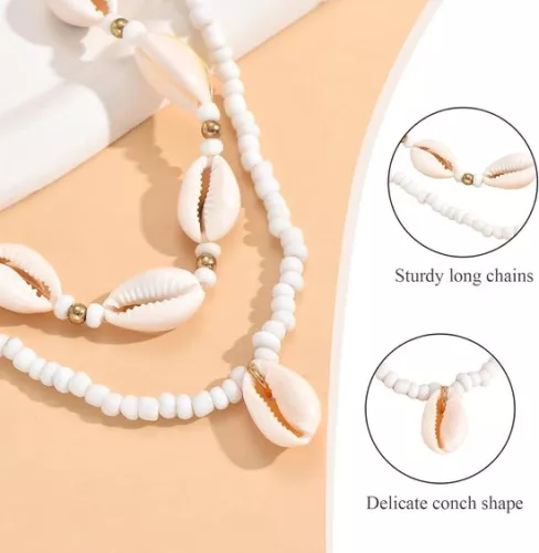 unbranded Allecto Plus - Boho Shell Necklace Women | Mermaid Jewelry Holiday Beach | Elegant Shell Necklace | For Women - Beach Look | Summer Style - Trendy Accessories Beach Season (8785328346826)