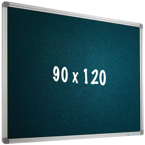 Bulletin board Camira fabric PRO Kelley - Aluminum frame - Easy assemble - Drawing pins - Pinboards - 90x120cm