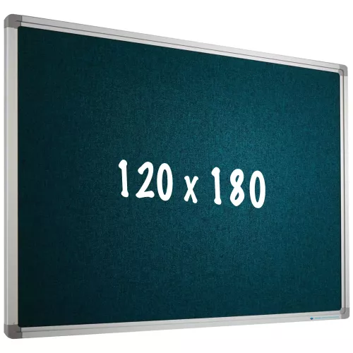 Bulletin board Camira fabric PRO Osvaldo - Aluminum frame - Easy assemble - Drawing pins - Pinboards - 120x180cm