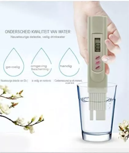 Gratyfied Gratyfied - Tds-Meter - Tds Meter Drinking Water - Ph Meter Digital - White (6097430647640)